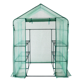 Tuinkas folie (kweekkas) 'Green Haven' met 3 etages - 195x143x143 cm (HxBxL)