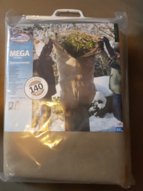 Mega vlieshoes  B200 x H240 cm 70 gr/m kleur: beige AANBIEDING OP=OP!