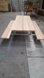 Picknicktafel Douglas 'Cecilia' L240xB165xH80 cm