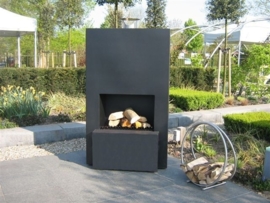 Terrashaard Pinacote Black, afmetingen L150 x B90 x L47 cm