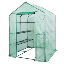 Tuinkas folie (kweekkas) 'Green Haven' met 3 etages - 195x143x143 cm (HxBxL)