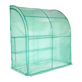Muurkas folie (kweekkas) 'BotaniQ' met 3 etages - 200x214x100 cm (HxBxL)