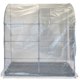 Plantenkas vorstbescherming WALL - transparant  215 × 200 x 80  cm (HxBxL)