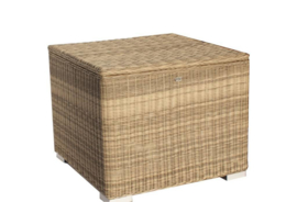 wicker opbergbox 'Pamplona II' naturel  - rond vlechtwerk