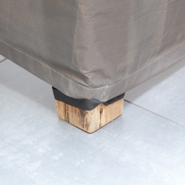 Tuinmeubel beschermhoes `Luxe` voor stapelstoelen, afmetingen L66 x B66 x H128 cm.