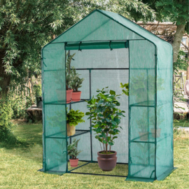 Tuinkas folie (kweekkas) 'Verdana' met 3 etages - 195x143x73 cm (HxBxL)