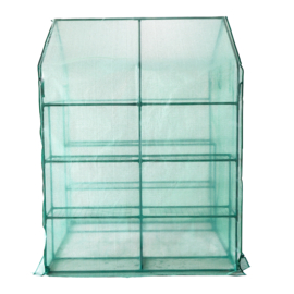 Tuinkas folie (kweekkas) 'Green Haven' met 3 etages - 195x143x143 cm (HxBxL)