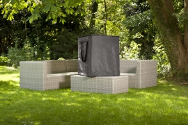 Tuinmeubel beschermhoes `Luxe` kussentas, afmetingen L75xB75xH90 cm.
