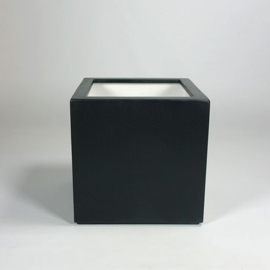 Luxe polyester plantenbak `Cubo` 600x600x400mm