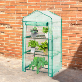Tuinkas folie (kweekkas)  'BloomBox' met 3 etages - 124x69x49 cm (HxBxL)