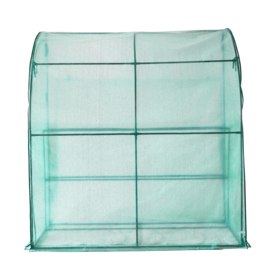 Muurkas folie (kweekkas) 'BotaniQ' met 3 etages - 200x214x100 cm (HxBxL)