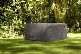 Tuinmeubel beschermhoes `Luxe` voor tuinset 8/10 stoelen, afmetingen L310xB180xH95 cm.