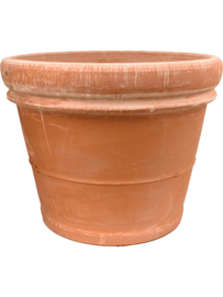 Handgemaakte Terracotta bloempot `Vaso Sofia` Ø76xH58