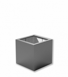 Luxe polyester plantenbak `Cubo` 500x500x500mm