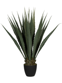 Agave kunstplant inclusief sierpot - hoogte 103 cm