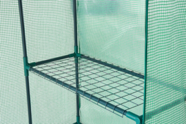 Tuinkas folie (kweekkas) 'BloomBox' met 3 etages en wielen - 130x69x49 cm (HxBxL)