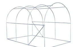 Tuinkas folie (tunnelkas) 'HarvestHaven XL' 200x200x300 cm (HxBxL)