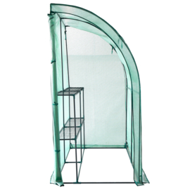 Muurkas folie (kweekkas) 'BotaniQ' met 3 etages - 200x214x100 cm (HxBxL)