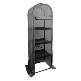 Tuinkas folie (kweekkas) 'Flora Loft' met 3 etages - transparant  210×60×45 cm (HxBxL)