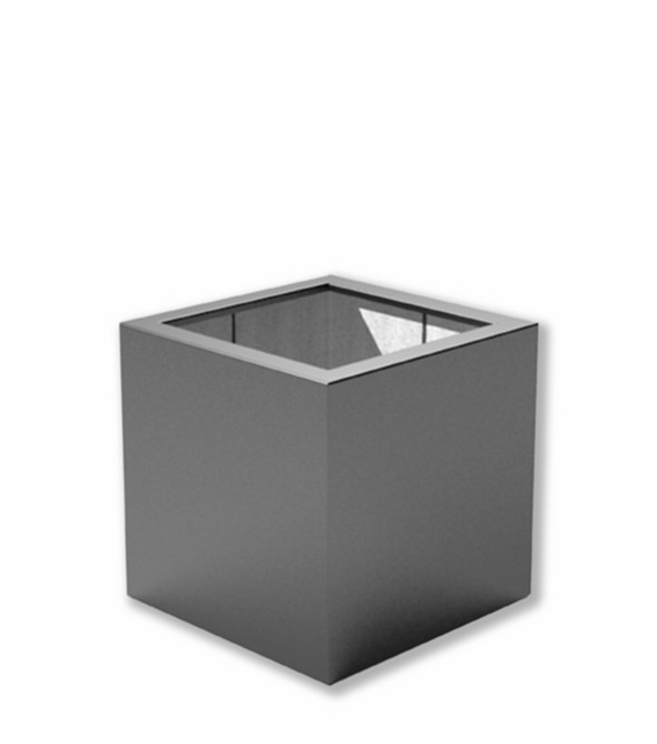 Nog steeds Open Orthodox Luxe polyester plantenbak `Cubo` 600x600x600mm (Bodem weglaten: Bodem  behouden,Hoogte inkorten: Hoogte niet inkorten) | Polyester plantenbakken  vierkant | De Olijfgaard