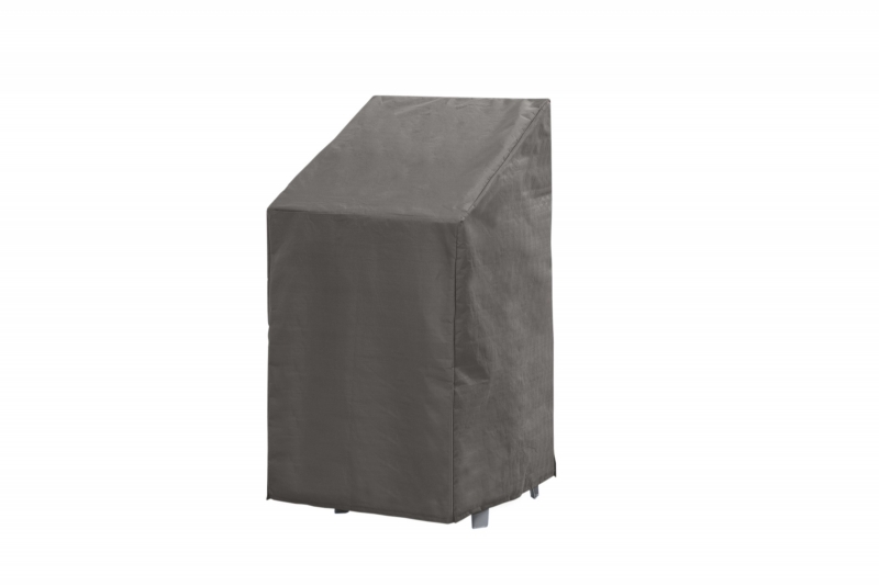 Tuinmeubel beschermhoes `Luxe` voor stapelstoelen, afmetingen L66 x B66 x H128 cm.
