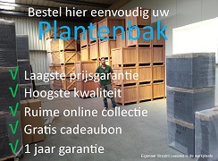 Overzicht plantenbakken