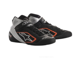 Alpinestars Kartschoenen Tech-1 KZ Zwart Zilver Oranje Fluo 41