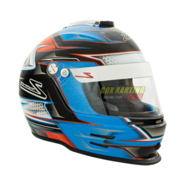 Zamp Helmet RZ 42Y Graphic Youth Orange/Blue 57