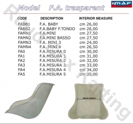 Kartstoel Imaf FA 1/4 bekleed 33cm Maat 3/ML