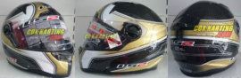 LS2 helm FF385 CT2 Racing Carbon alleen XL