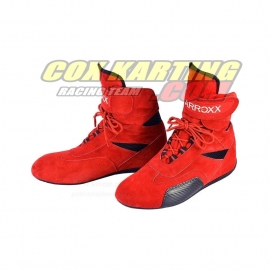 Arroxx Kart Schoenen Suede Leer Rood