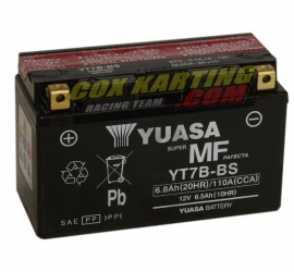 Accu YUASA YT7B-BS voor Rotax