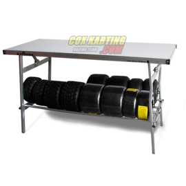 ALUMINIUM WORKBENCH with WHEEL HOLDER