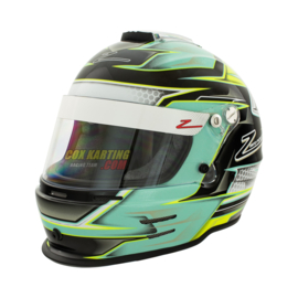 Zamp Helmet RZ 42Y Graphic Youth Green/Silver 56