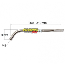 Stoelsteun 260-310mm verstelbaar motorkant