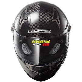 LS2 Helm FF396 Carbon CR1 Racing Big Carbon