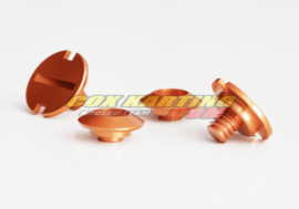 Zamp Z20 Anodized Visor Screws Orange