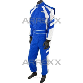 Arroxx Overall Cordura, Level 2, Xbase, Blauw-Wit CIK-FIA