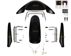 CRG 507/508 fairing kit complete black