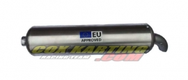 Elto Uitlaat 108 db. Aluminium – curved end