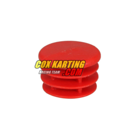 Dop voor buis 30 mm rood