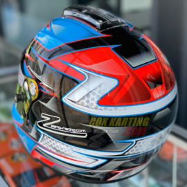 Zamp Helmet RZ 42Y Graphic Youth Orange/Blue 57