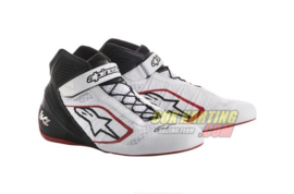 Alpinestars Kartschoenen Tech-1 KZ Wit Zwart Rood 35