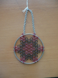 chainmaille dreamcatcher model 2 (99ov007)