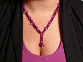 bizantine mobius chainmaille ketting (01kt017)