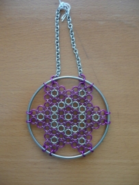 chainmaille dreamcatcher model 3 (99ov007)