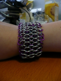 chainmaille dragonscale armband (02ab017)
