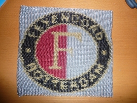 chainmaille inlay feyenoord logo (99ov002)