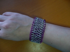 chainmaille dragonscale armband (02ab017)