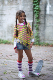 Poncho multi color